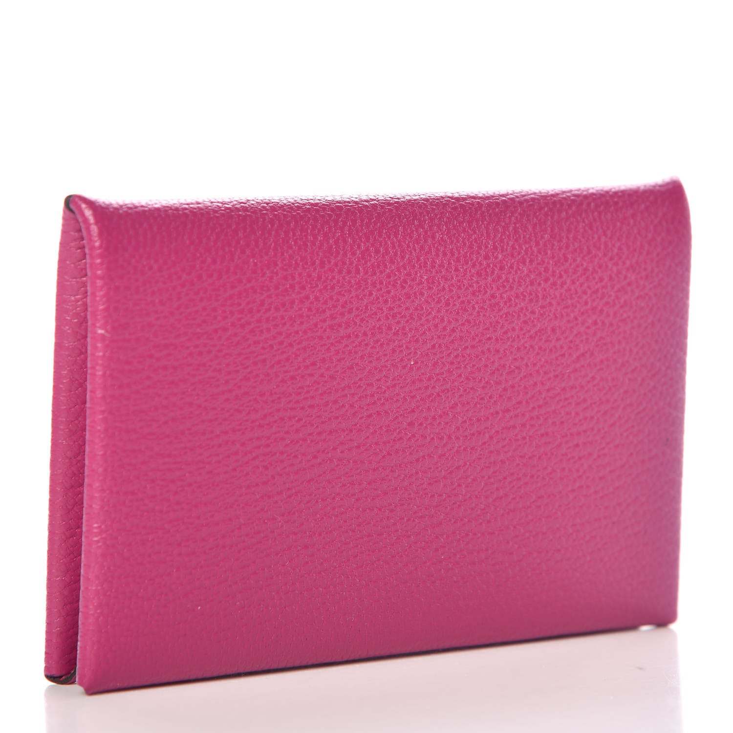 Hermes Chevre Mysore Calvi Card Case Rose Pourpre 3 of 9