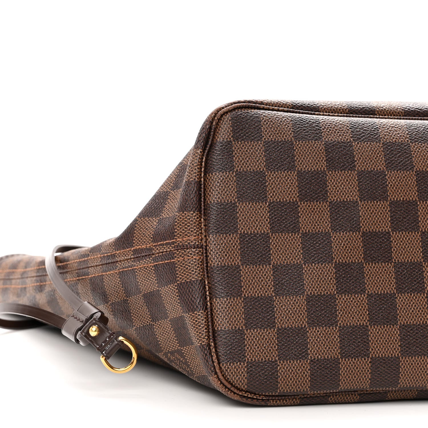 Louis Vuitton Damier Ebene Neo Neverfull MM Rose Ballerine 10 of 11