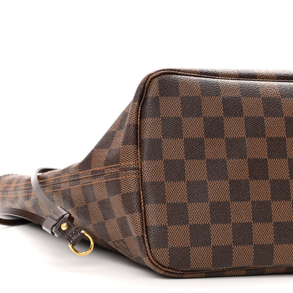 Louis Vuitton Damier Ebene Neo Neverfull MM Rose Ballerine 10 of 11