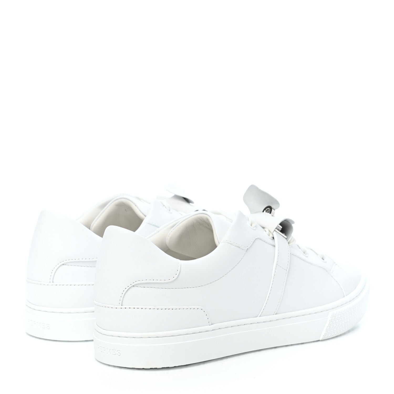 Hermes Calfskin Mens Day Sneakers 43 White 4 of 8