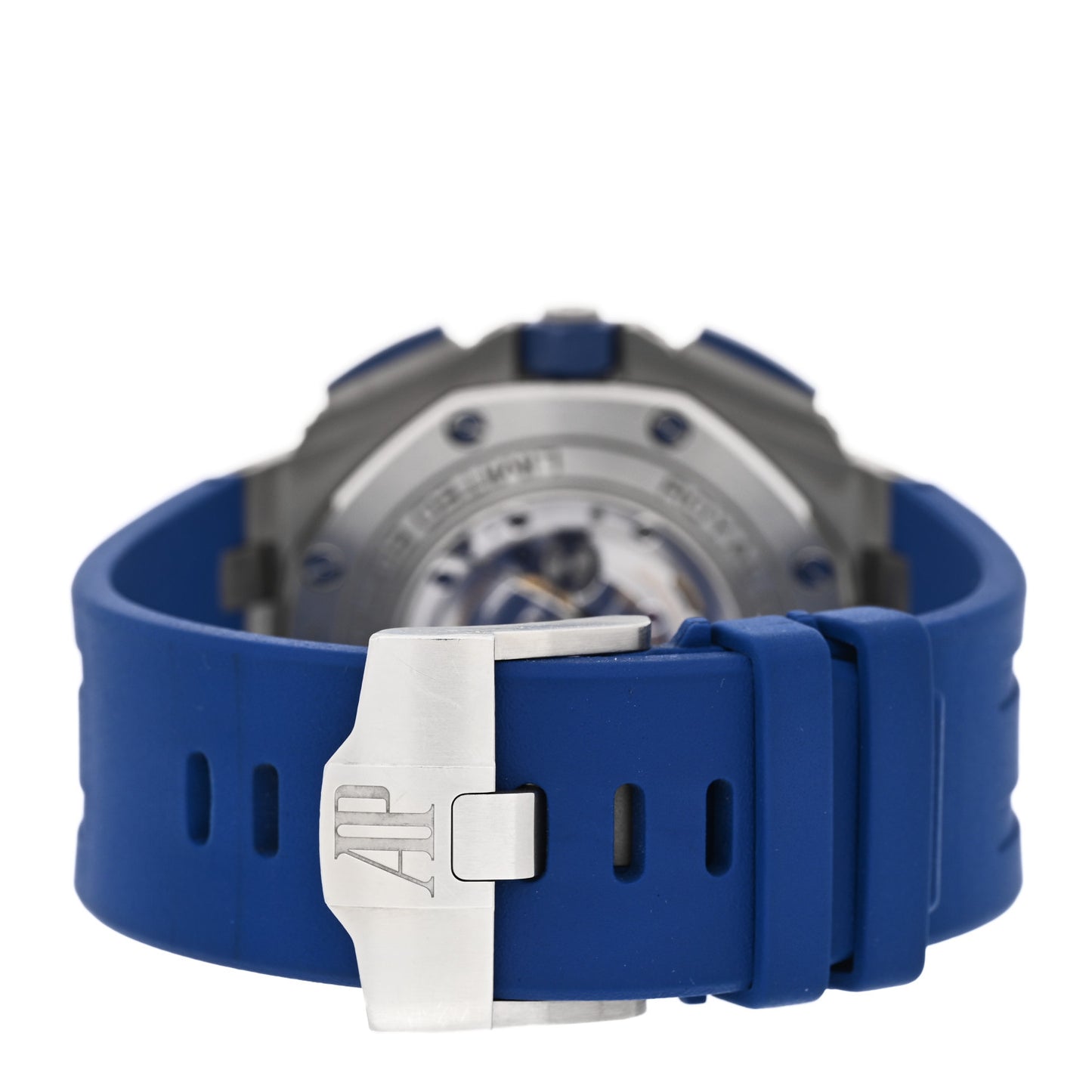 Stainless Steel Rubber 44mm Royal Oak Offshore Chronograph Automatic Watch Blue 26400SO.OO.A335CA.01