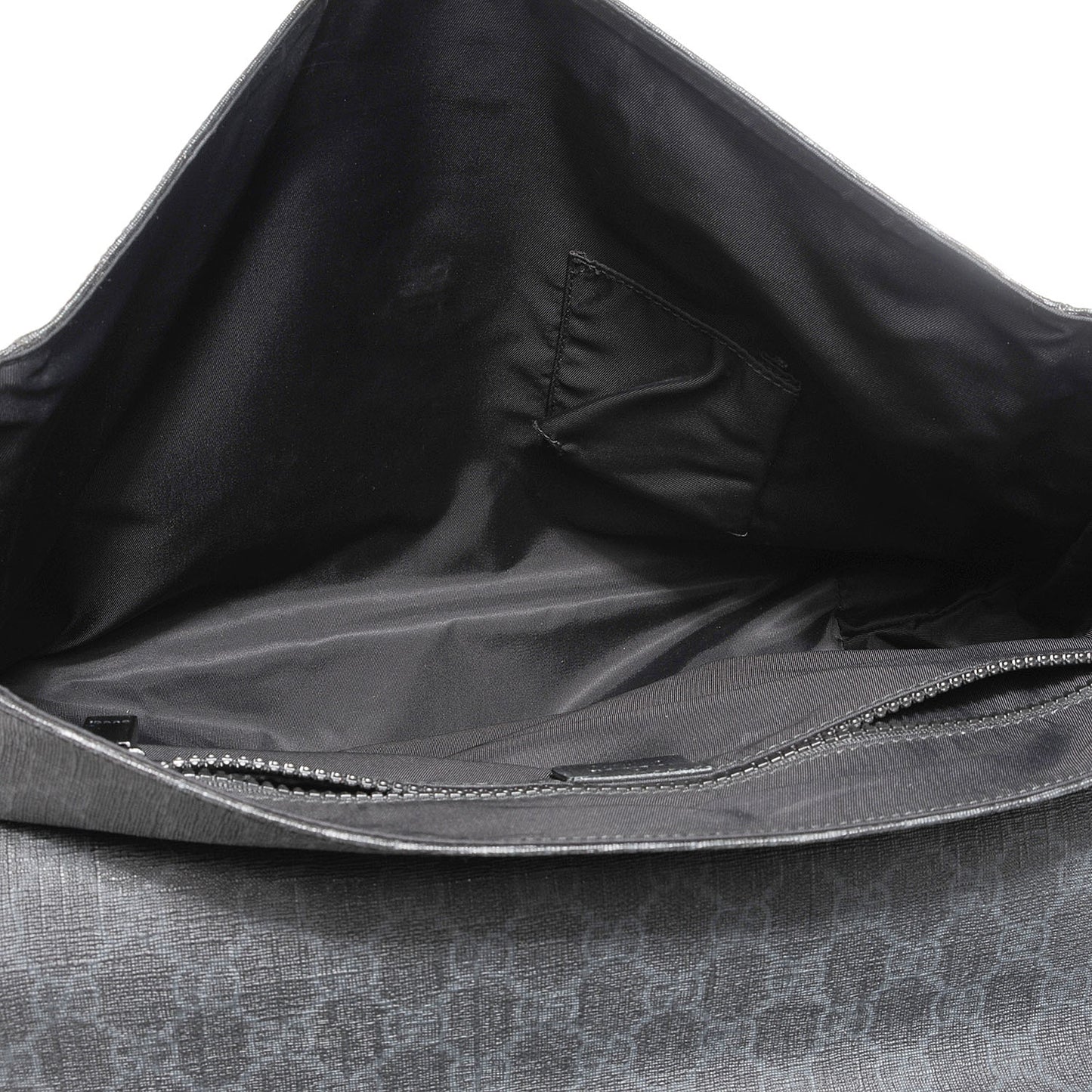 GG Plus Monogram Medium Flap Messenger Bag Black