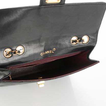 Chanel Lambskin Quilted Medium Single Flap Black 6 of 8