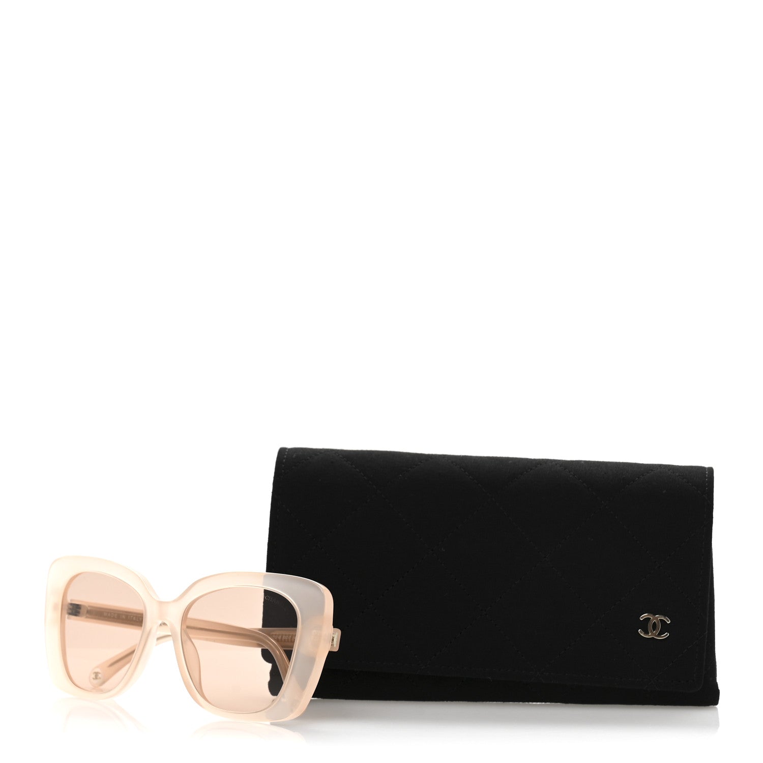 Chanel Acetate Rectangle Sunglasses 5504 Light Pink 8 of 8