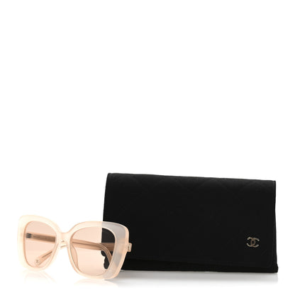 Chanel Acetate Rectangle Sunglasses 5504 Light Pink 8 of 8