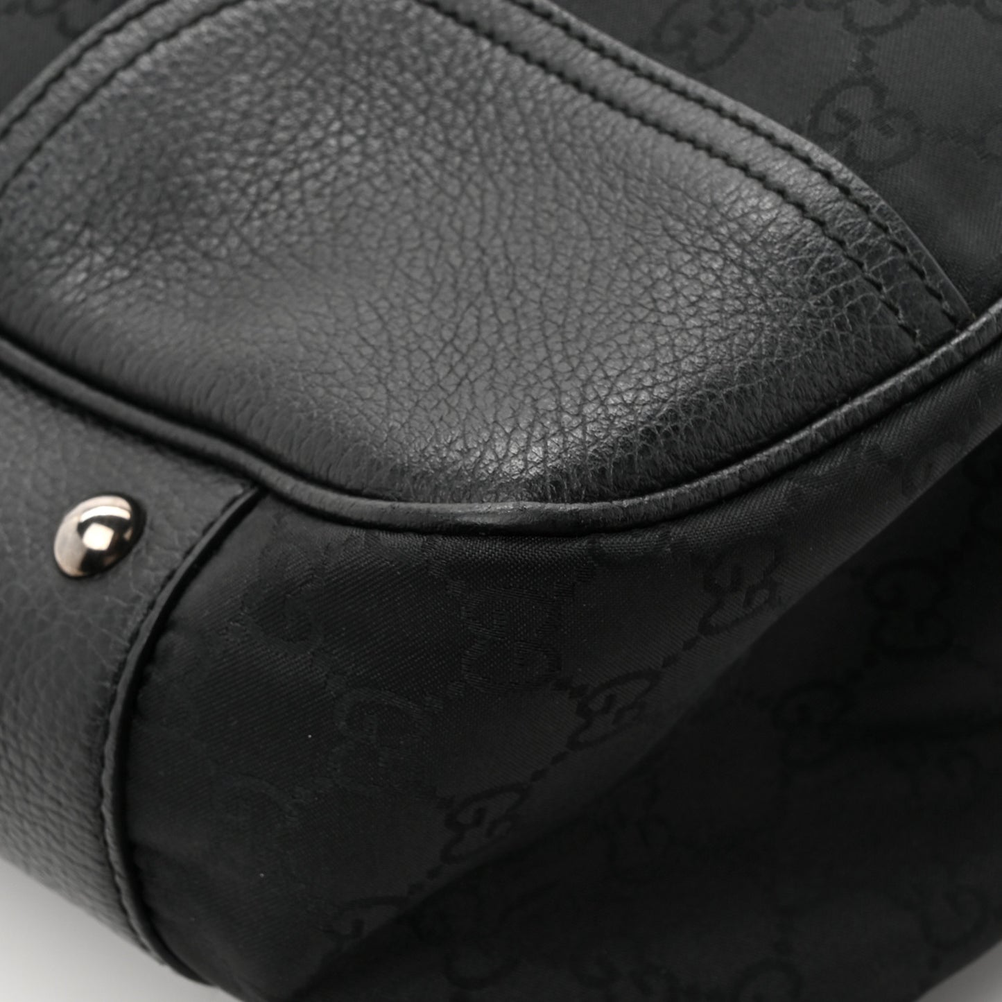 Nylon Monogram Large Princy Tote  Black