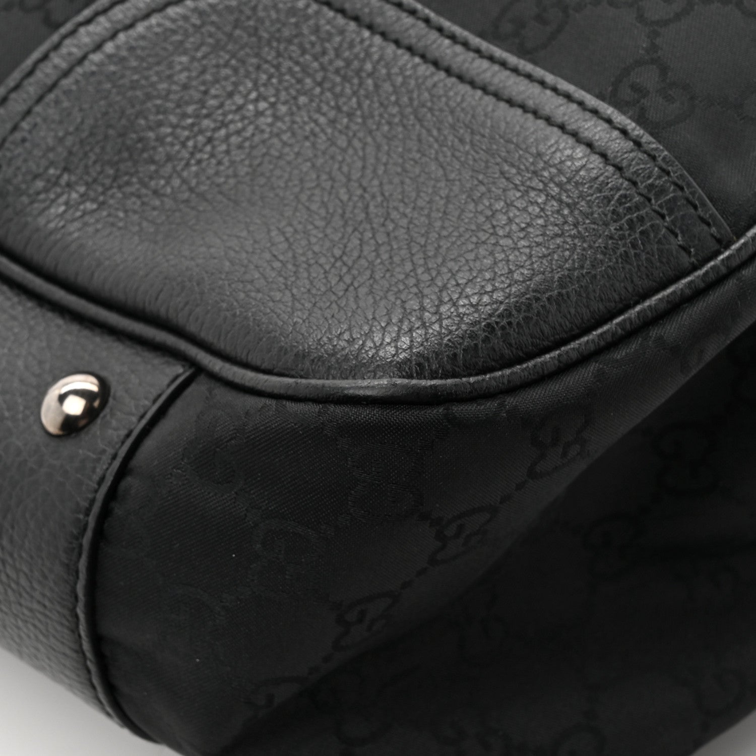 Gucci Nylon Monogram Large Princy Tote  Black 11 of 11