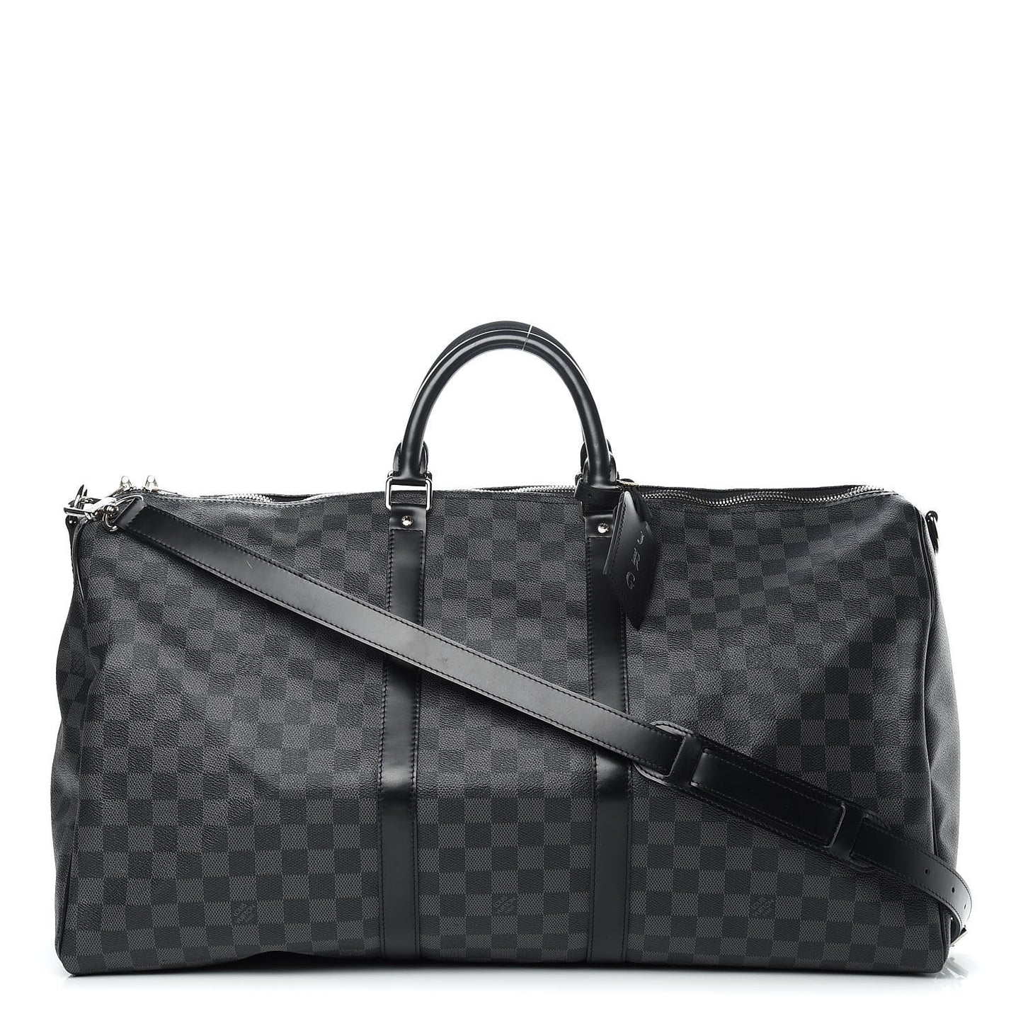 Damier Graphite Keepall Bandouliere 55