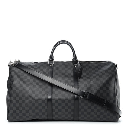 Louis Vuitton Damier Graphite Keepall Bandouliere 55 1 of 13