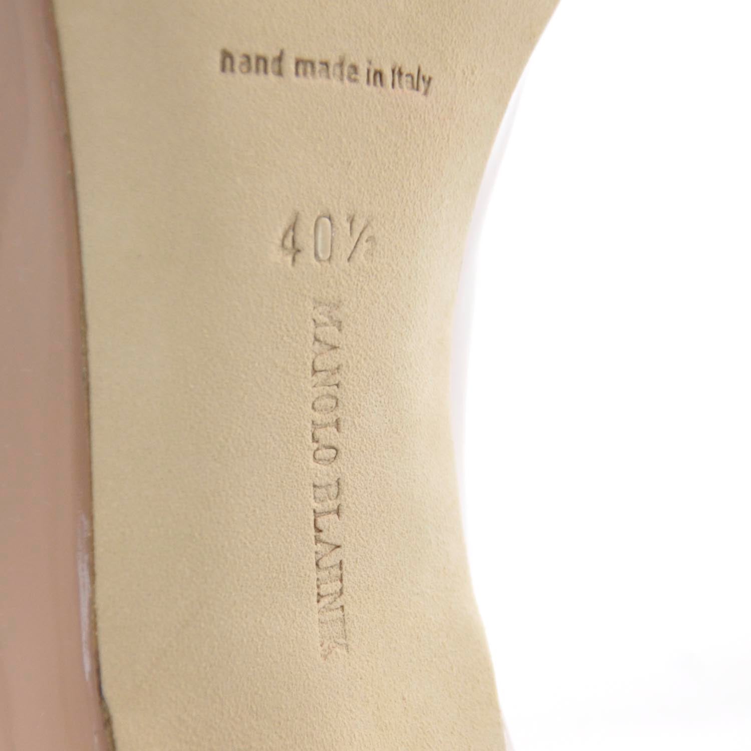 FASHIONPHILE MANOLOBLAHNIKPatentMaryJaneKittenHeels40.5 5 of 6