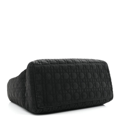 Christian Dior Nylon Cannage Medium Lady Dior Black 4 of 11