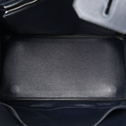 Hermes Evergrain Birkin 35 Bleu Indigo 5 of 19