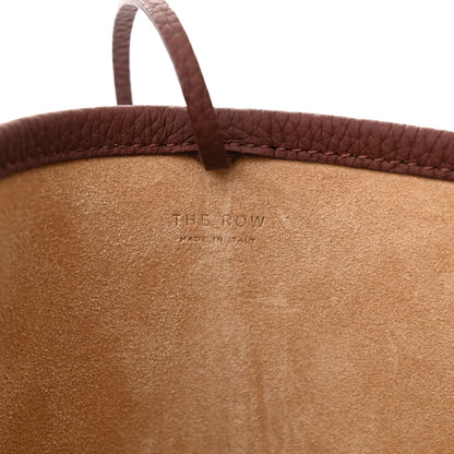 The Row Grained Calfskin Small N/S Park Tote Cognac 6 of 9