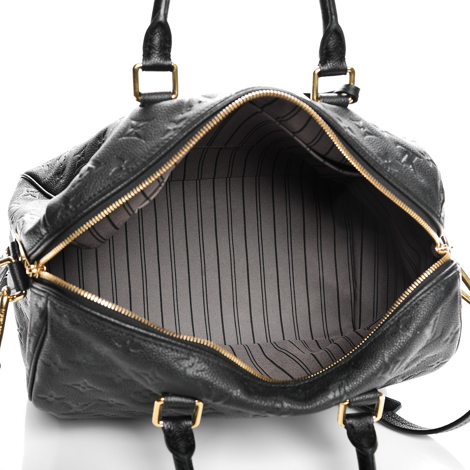 Louis Vuitton Empreinte Speedy Bandouliere 30 Black 6 of 12