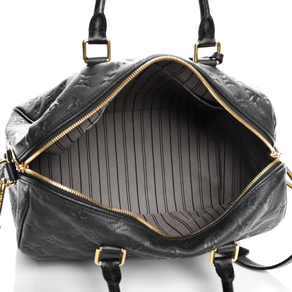 Louis Vuitton Empreinte Speedy Bandouliere 30 Black 6 of 12