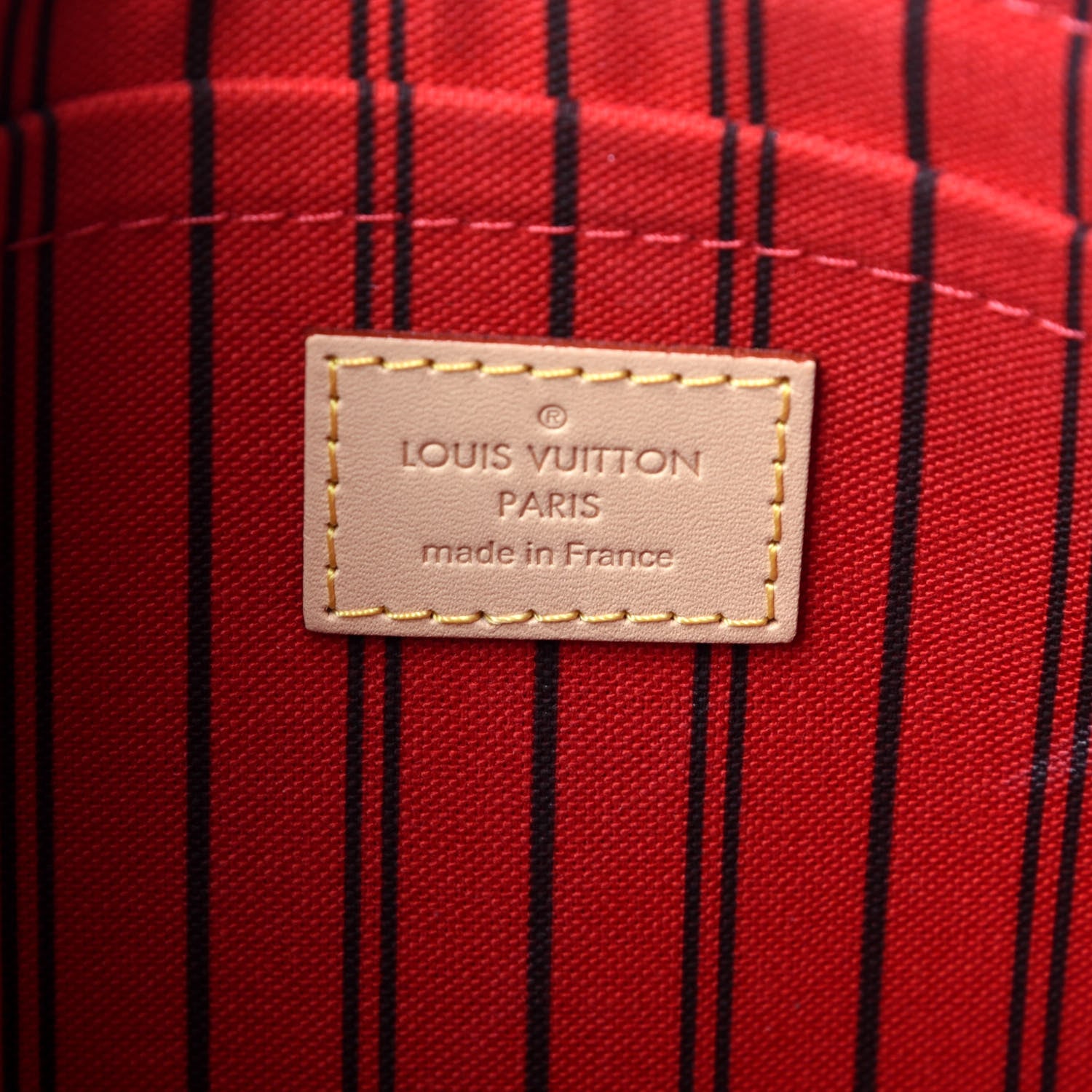 Louis Vuitton Monogram Neverfull MM GM Pochette Cherry 6 of 11