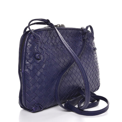 Bottega Veneta Nappa Intrecciato Pillow Crossbody Messenger Atlantic 3 of 8