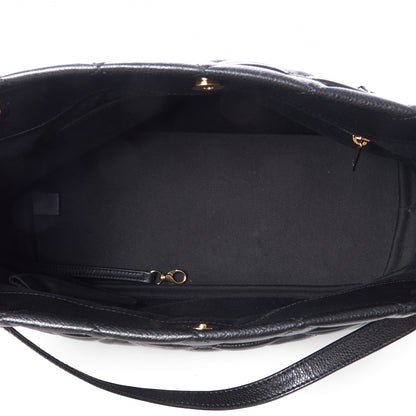 Chanel Caviar Quilted CC Timeless Soft Tote Black 4 of 9