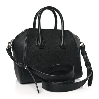 Givenchy Sugar Goatskin Mini Antigona Black 3 of 9
