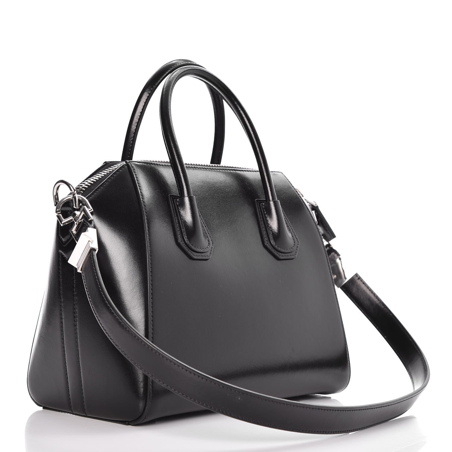 Givenchy Shiny Lord Calfskin Small Antigona Black 3 of 8