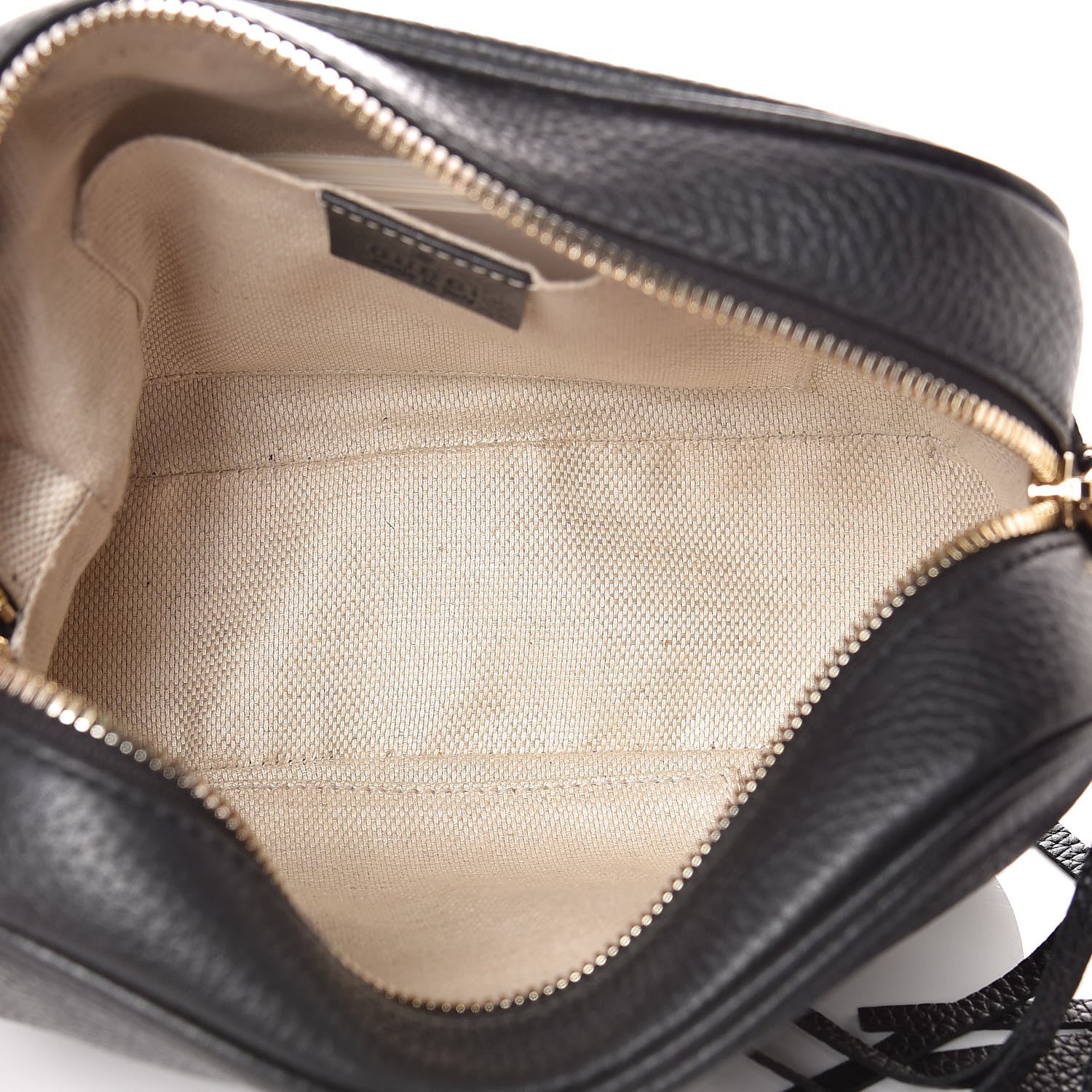 Gucci Pebbled Calfskin Small Soho Disco Bag Black 7 of 9