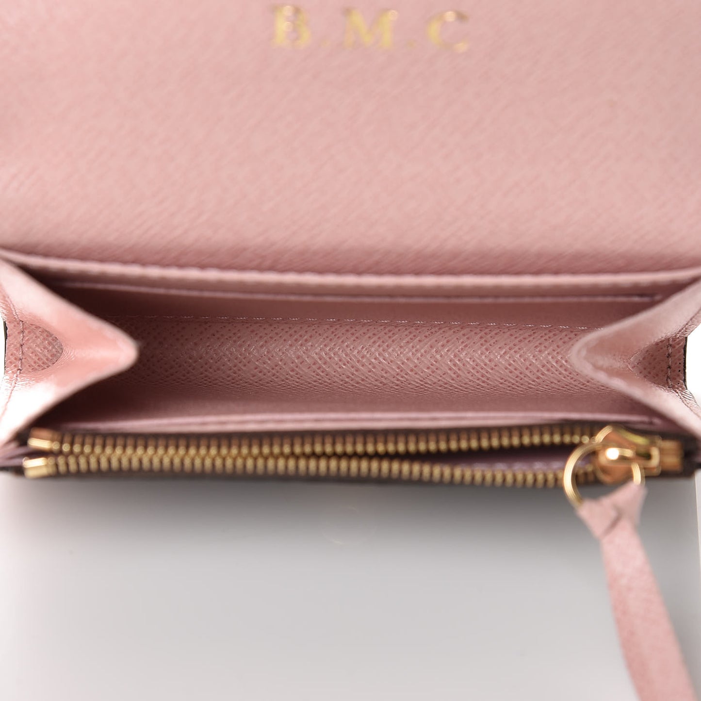 Monogram Rosalie Coin Purse Rose Ballerine