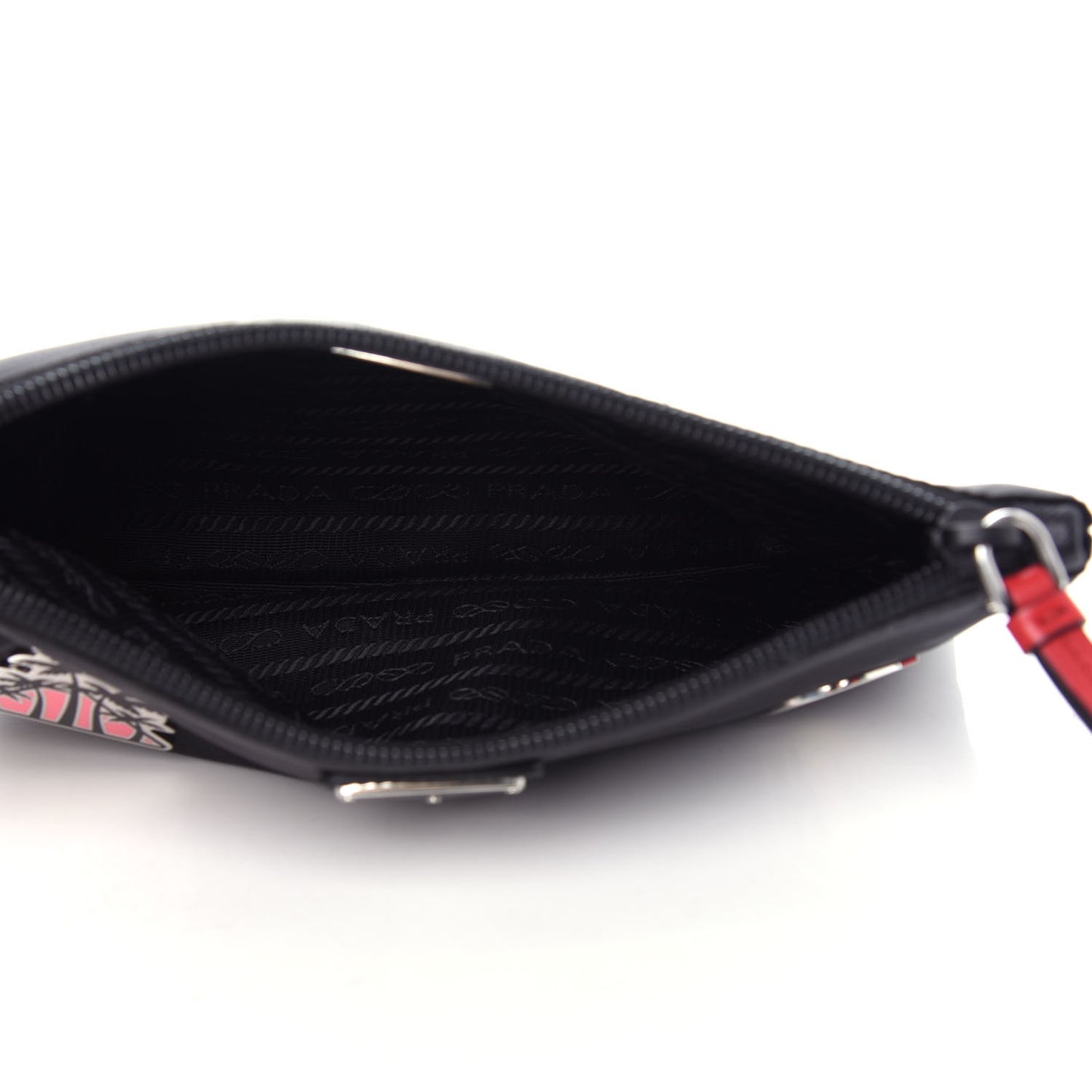 Tessuto Nylon Smalto Pouch Black