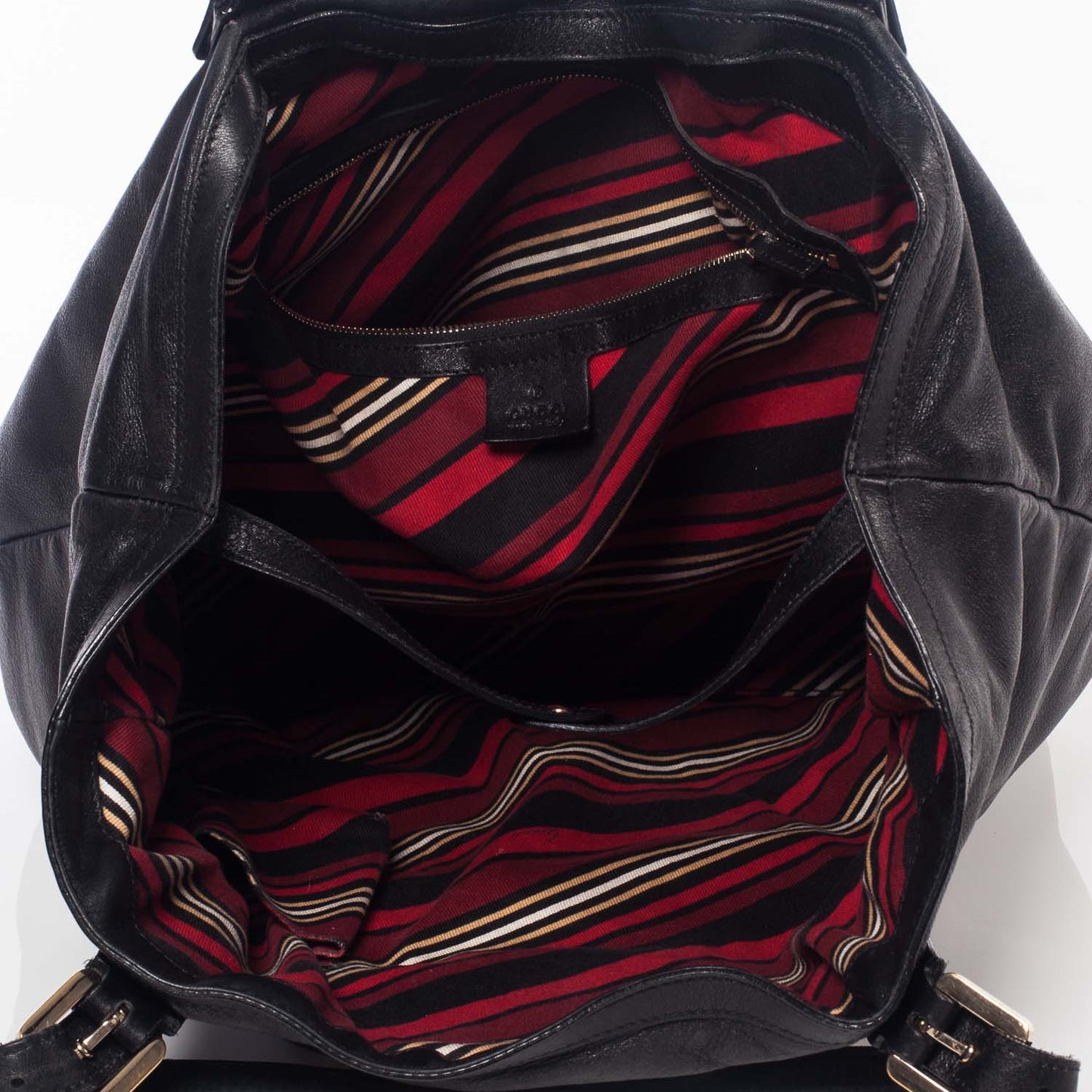 Leather Britt Shoulder Bag Black