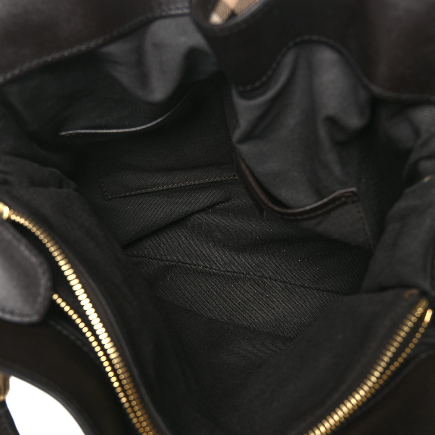 Haymarket Check Medium Golderton Tote Chocolate