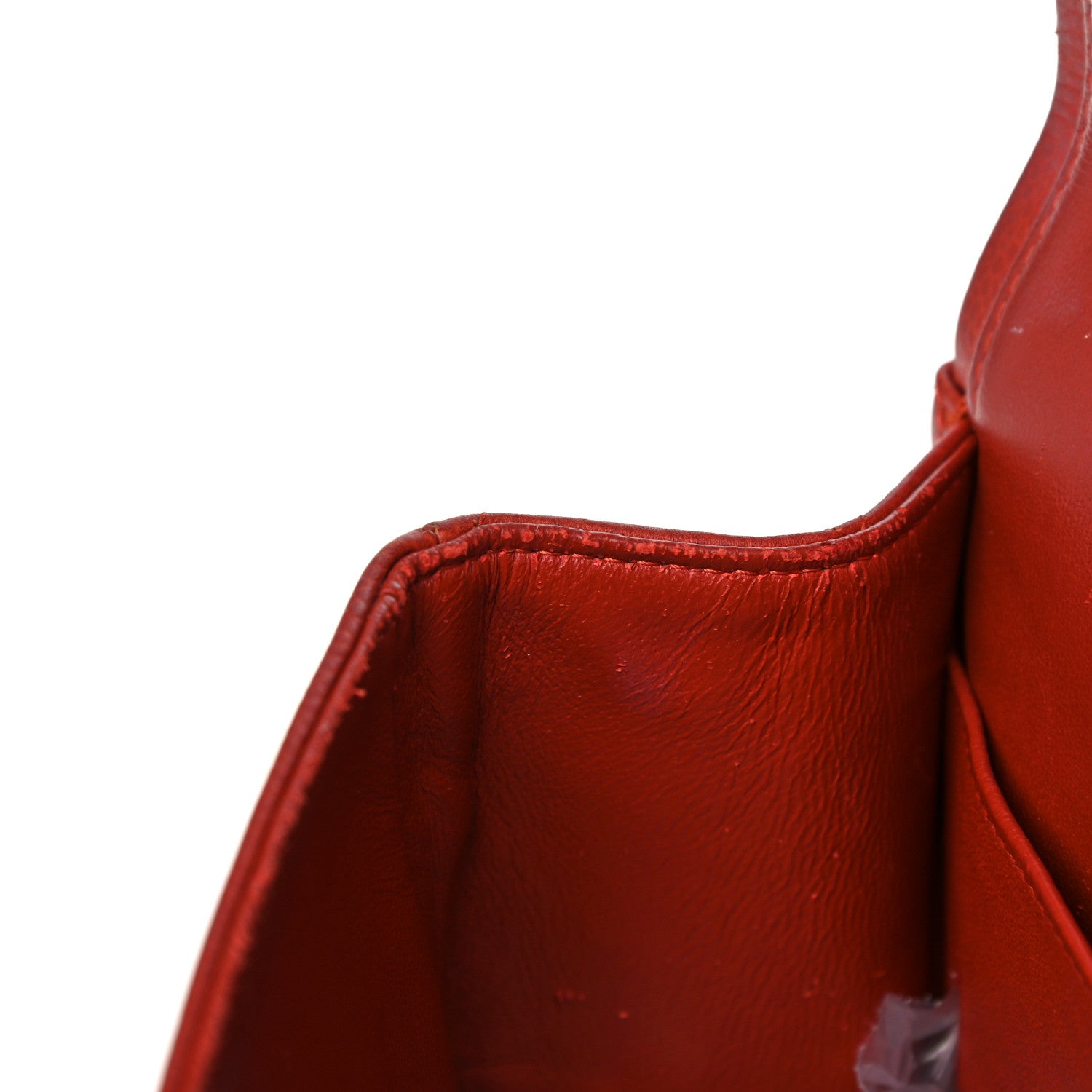 Chanel Caviar Quilted Jumbo Double Flap Red 16 of 24