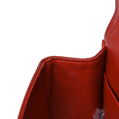 Chanel Caviar Quilted Jumbo Double Flap Red 16 of 24