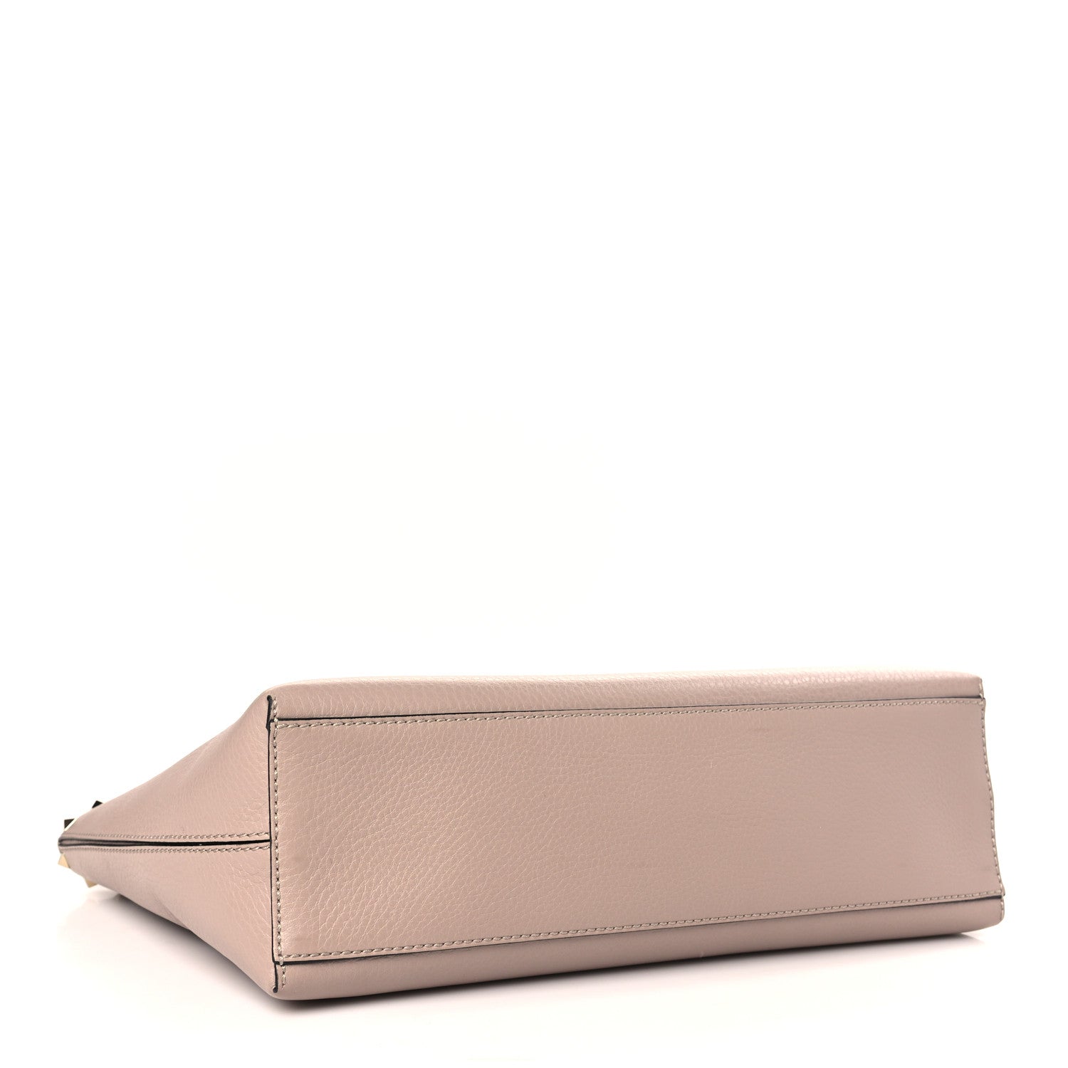 Valentino Garavani Grained Calfskin Small Rockstud Shoulder Tote Poudre 4 of 8