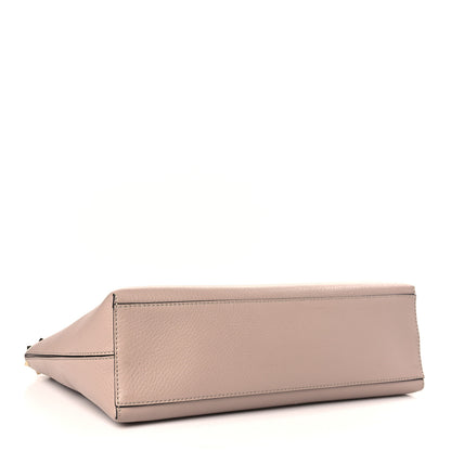 Valentino Garavani Grained Calfskin Small Rockstud Shoulder Tote Poudre 4 of 8