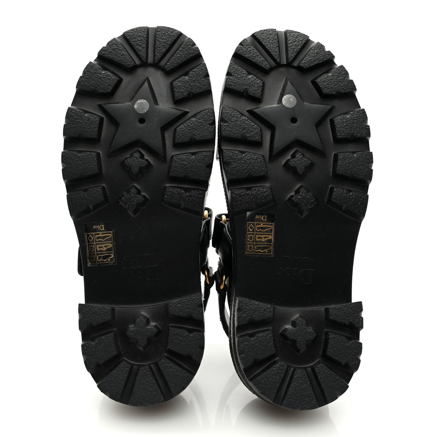 Lambskin Dioract 10mm Sandals 36 Black