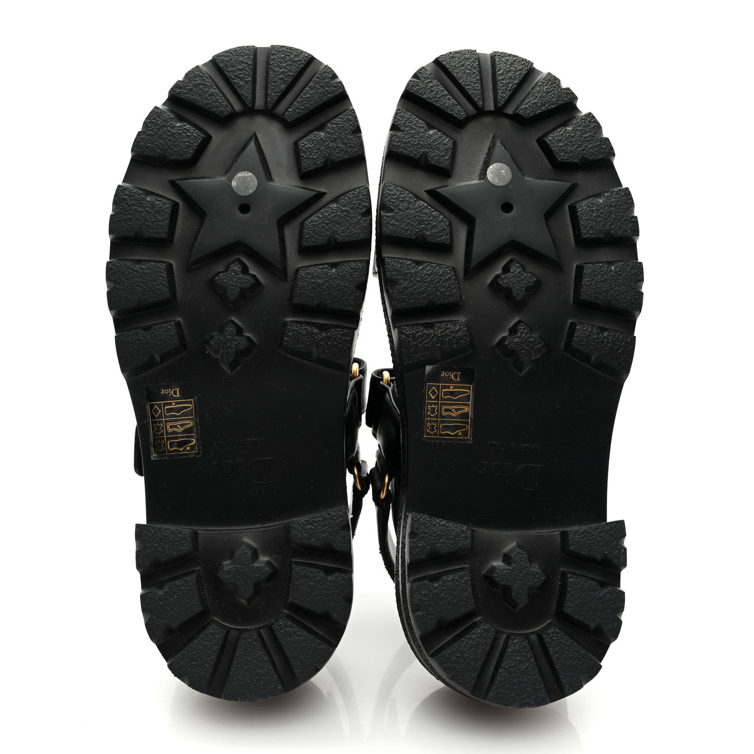 Christian Dior Lambskin Dioract 10mm Sandals 36 Black 5 of 7