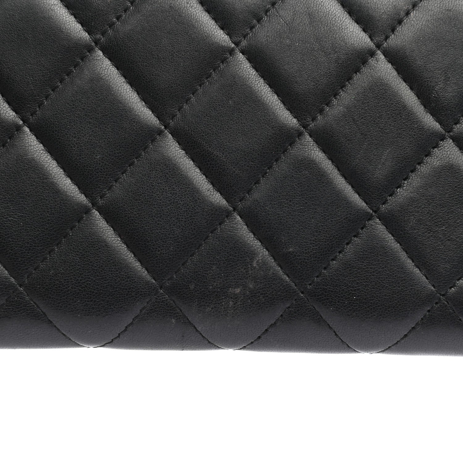 Chanel Lambskin Quilted Boy Zip Around Wallet Black 9 of 11