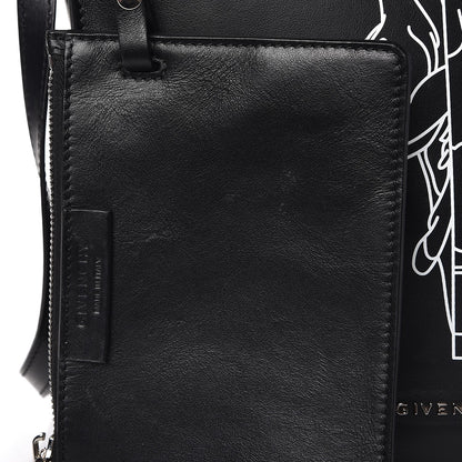 Givenchy Calfskin Bambi Print Small Stargate Shopper Tote Black 10 of 13