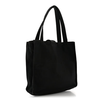 Chanel Nylon Button CC Tote Black 3 of 15