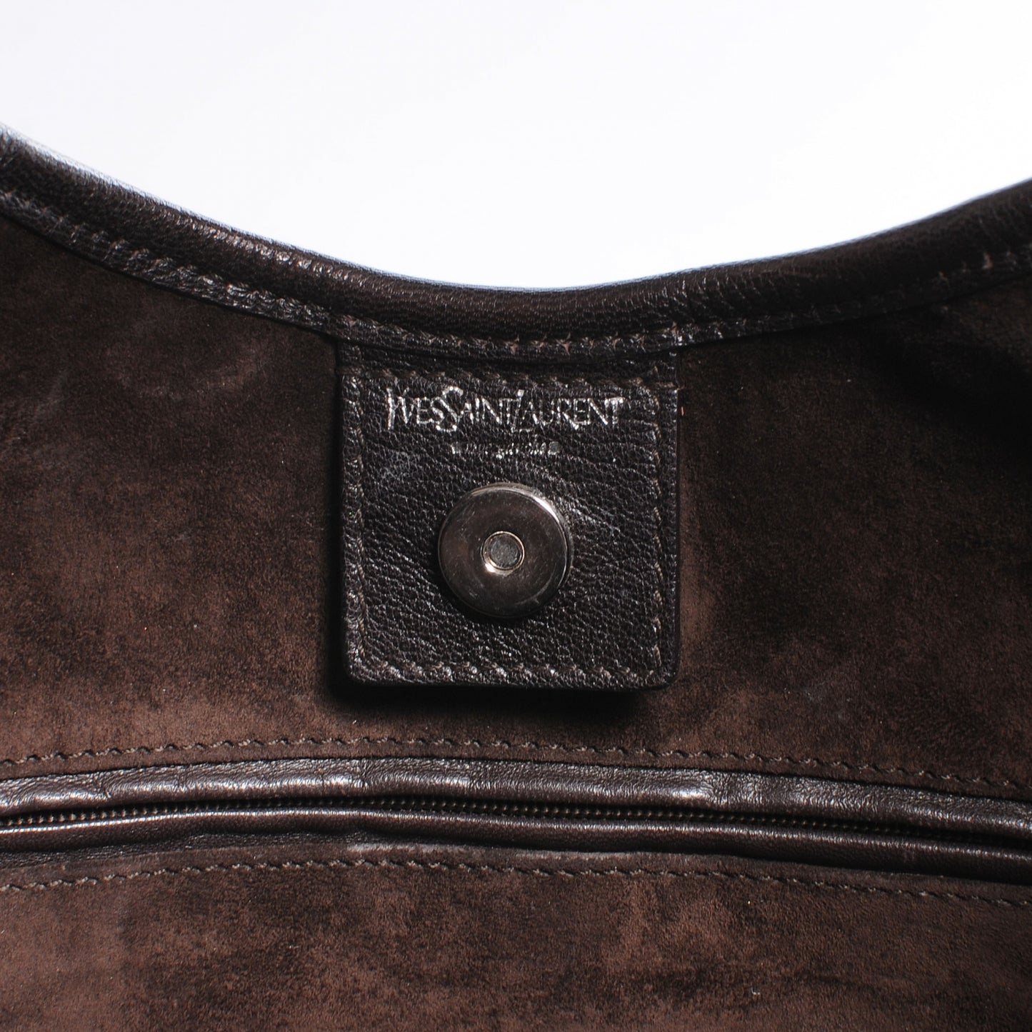 Suede and Mink Mombasa Horn Hobo Brown