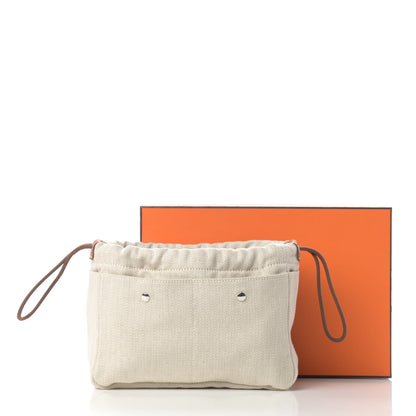Hermes Canvas Barenia Fourbi 20 PM Pouch Naturel Fauve 8 of 8