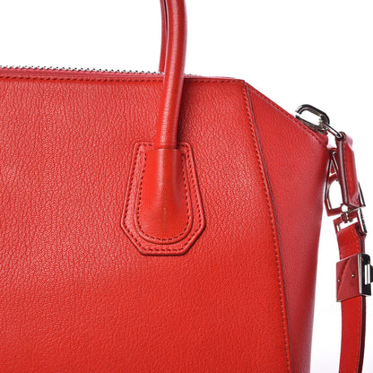 Givenchy Sugar Goatskin Small Antigona Red 13 of 22