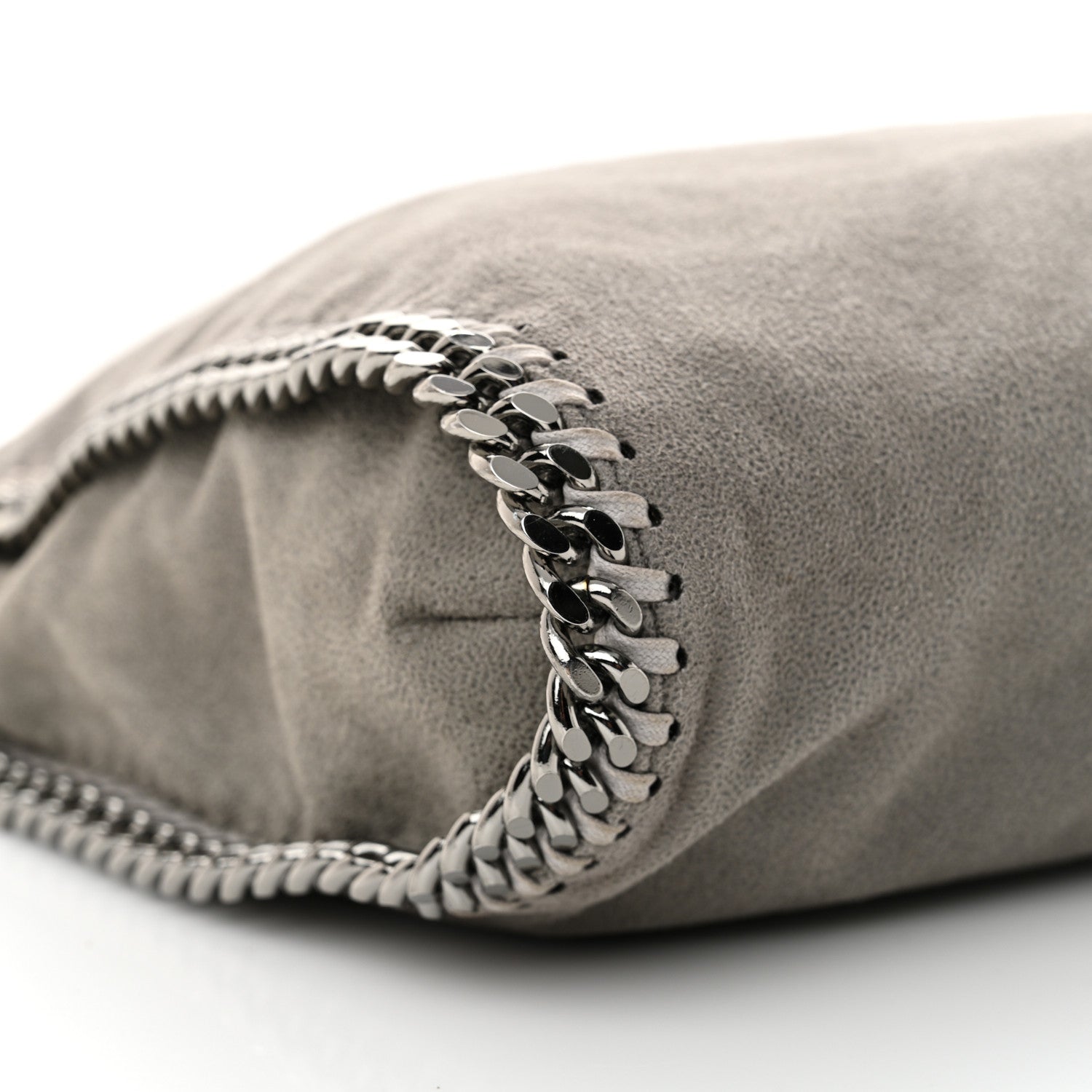 Stella McCartney Shaggy Deer Falabella Fold Over Tote Grey 10 of 13
