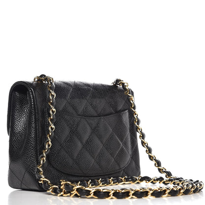 Chanel Caviar Quilted Mini Square Flap Black 3 of 7