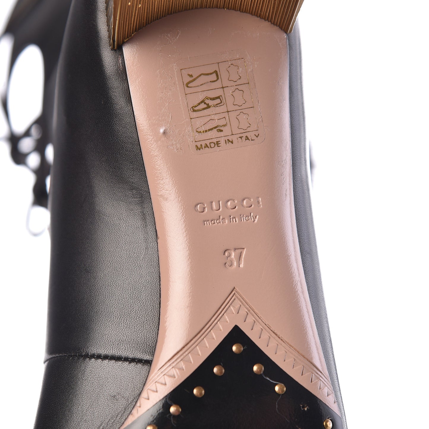 Calfskin Heloise Lace Up Ankle Boots 37 Black