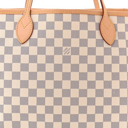 Louis Vuitton Damier Azur Neverfull MM 8 of 10