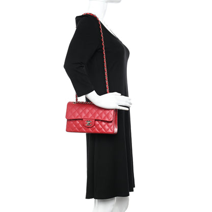 Chanel Caviar Quilted Small Double Flap Red 2 of 11