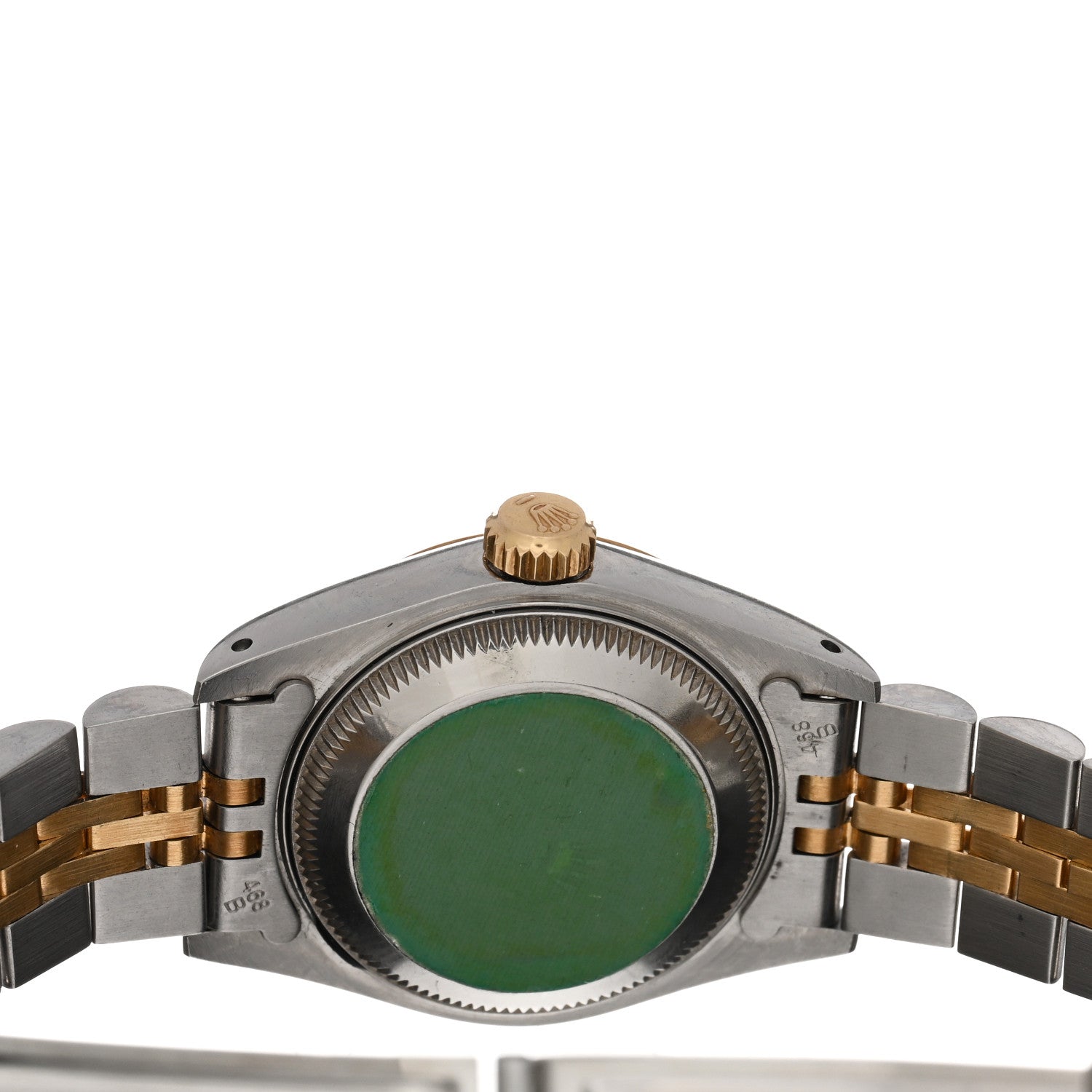 Rolex Stainless Steel 18K Yellow Gold Diamond 26mm Oyster Perpetual Datejust Watch Champagne 69173 4 of 4