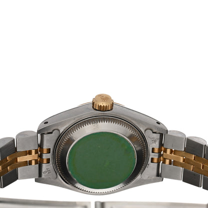Rolex Stainless Steel 18K Yellow Gold Diamond 26mm Oyster Perpetual Datejust Watch Champagne 69173 4 of 4