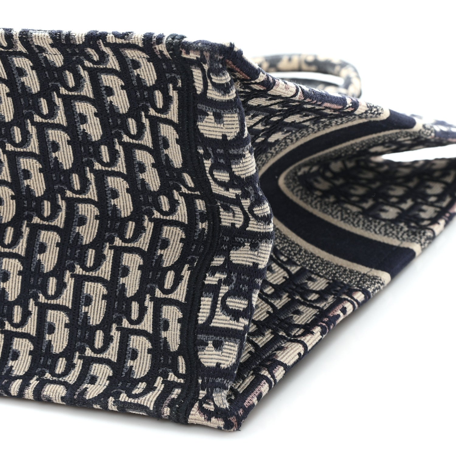 Christian Dior Oblique Large Book Tote Blue Multicolor 1890161
