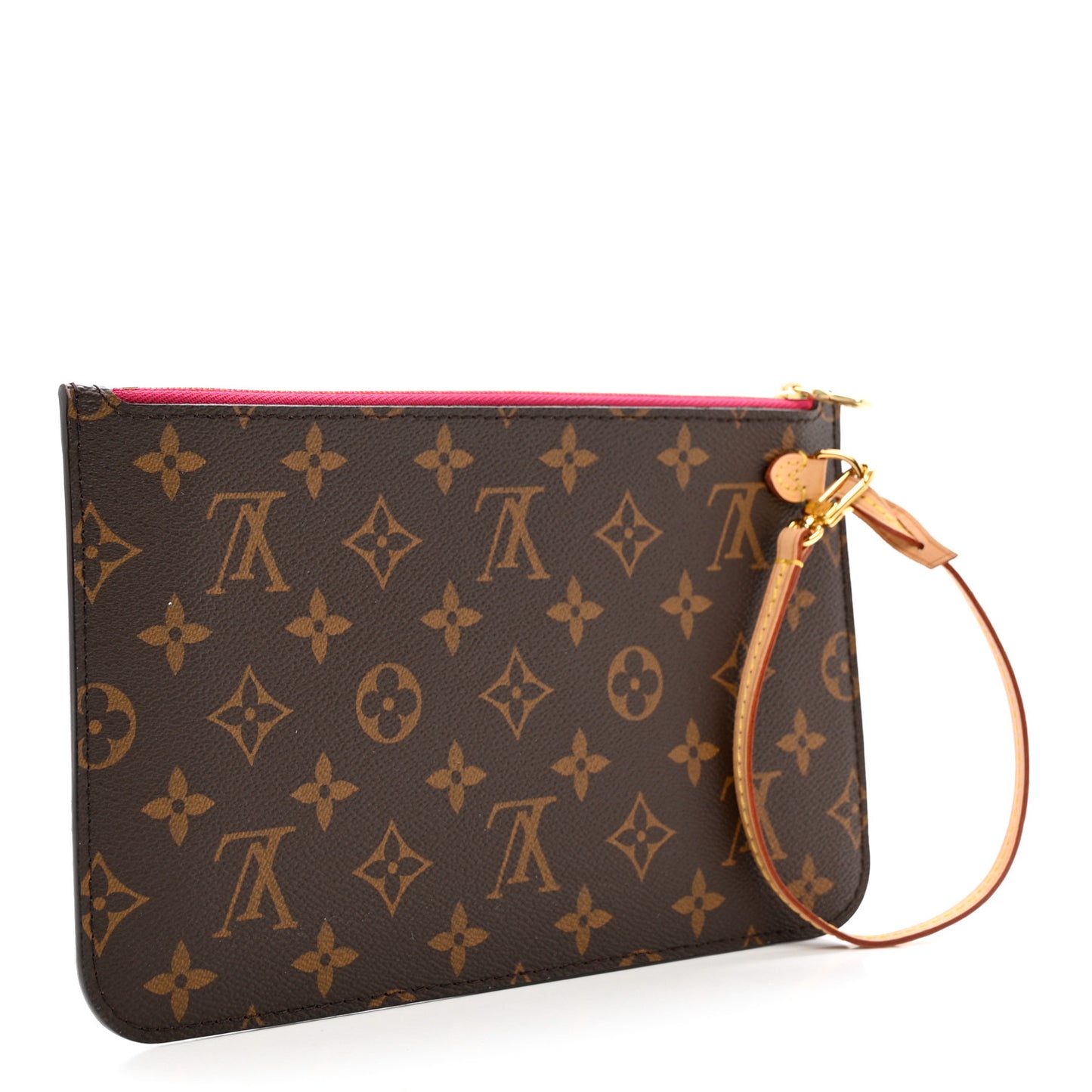 Monogram Neverfull MM GM Pochette Fuchsia